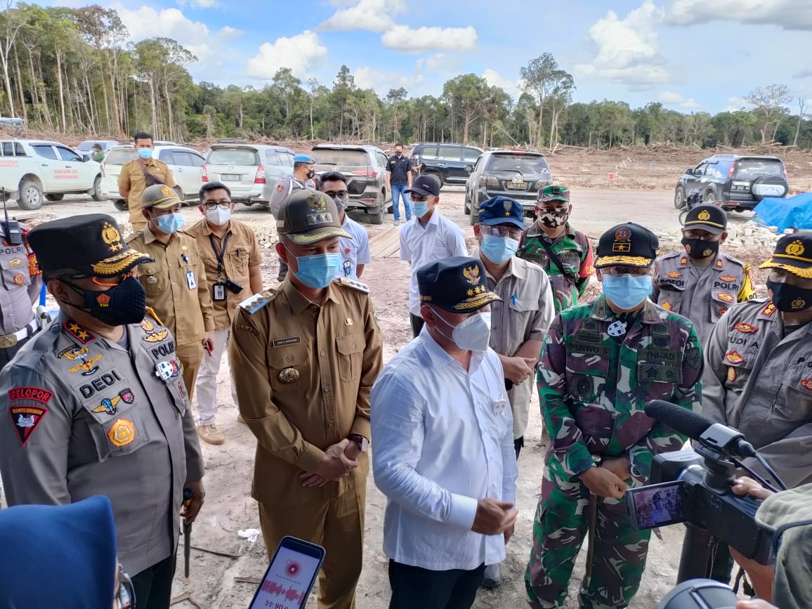 Kunjungan ke Food Estate, Kapolda Kalteng Dampingi Gubernur
