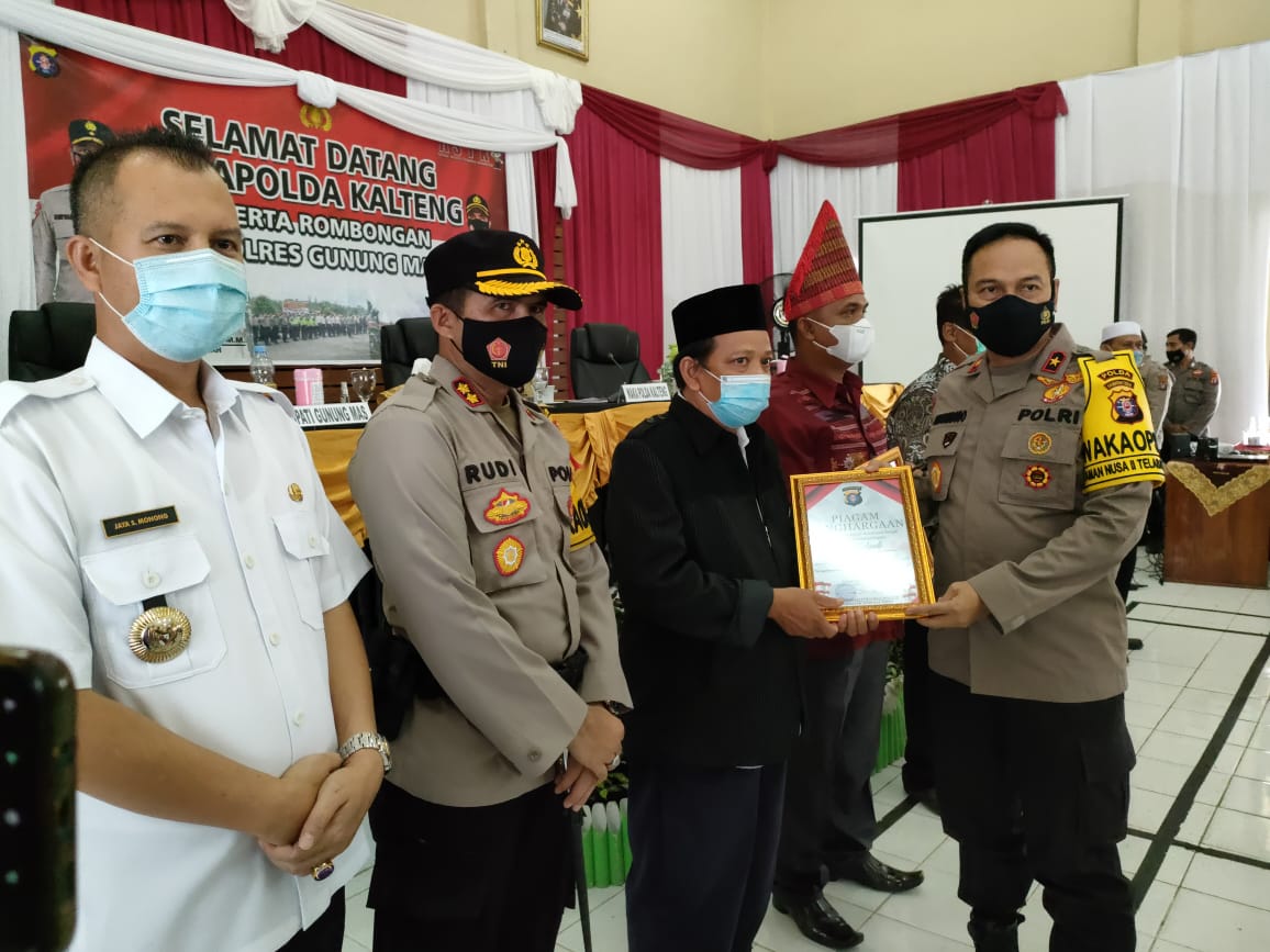 Polres Gumas Terima Kunjungan Kapolda Kalteng Polres Gumas Terima Kunjungan Kapolda Kalteng