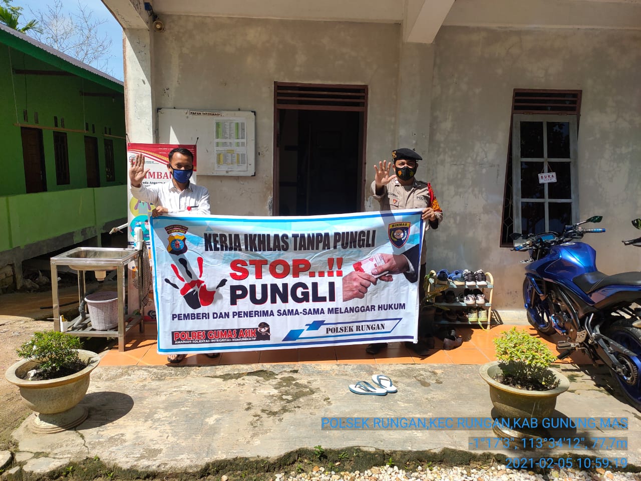 Saber Pungli Terus Disosialisasikan Polsek Rungan Saber Pungli Terus Disosialisasikan Polsek Rungan