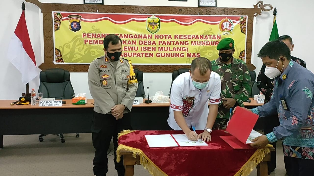 Sepakat Bentuk Desa Pantang Mundur di Gumas