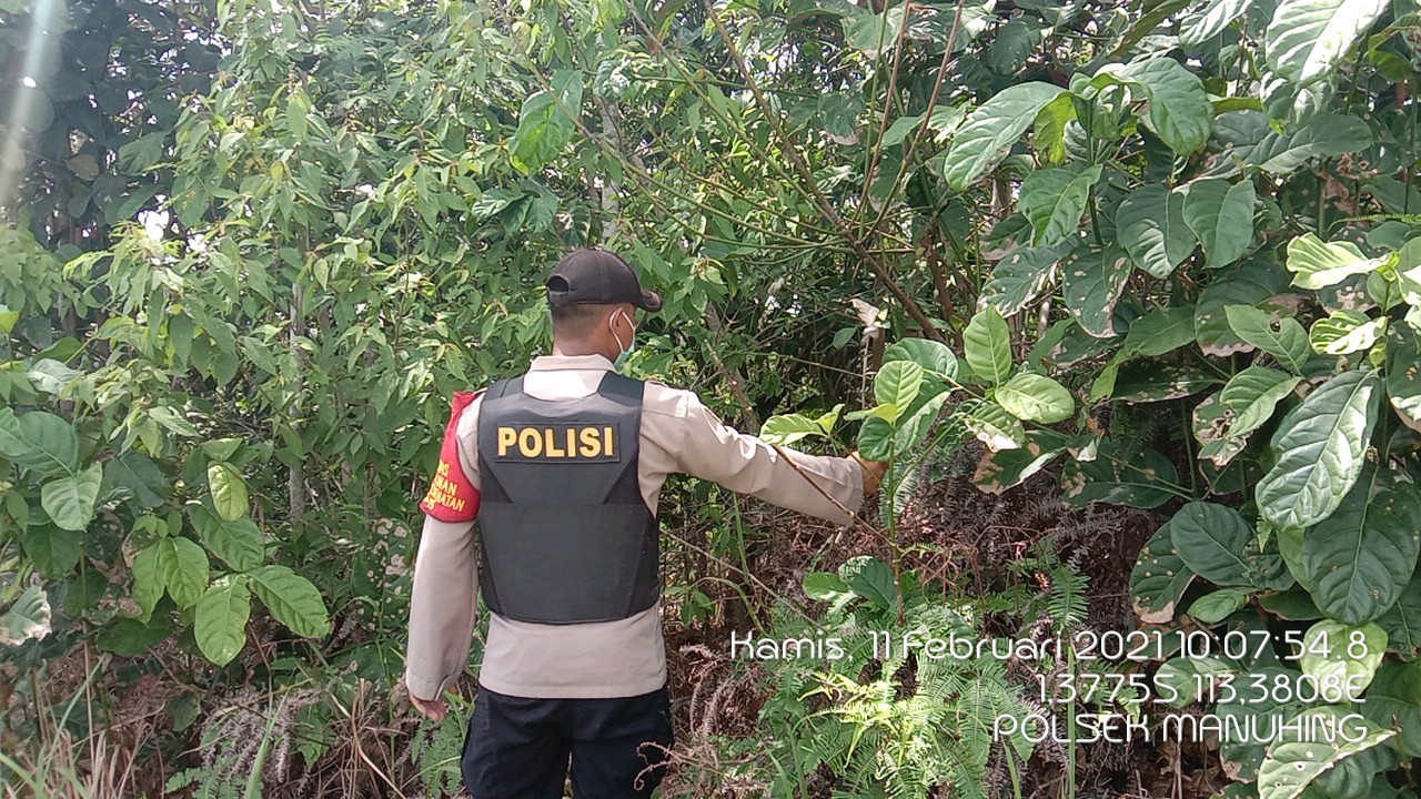 Sosialisasi Karhutla Terus Dikampanyekan Polsek Manuhing