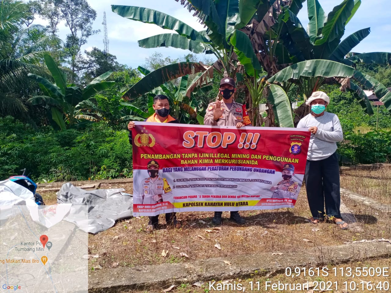 Polsek Kahut Aktif Edukasi Larangan Ilegal Minning