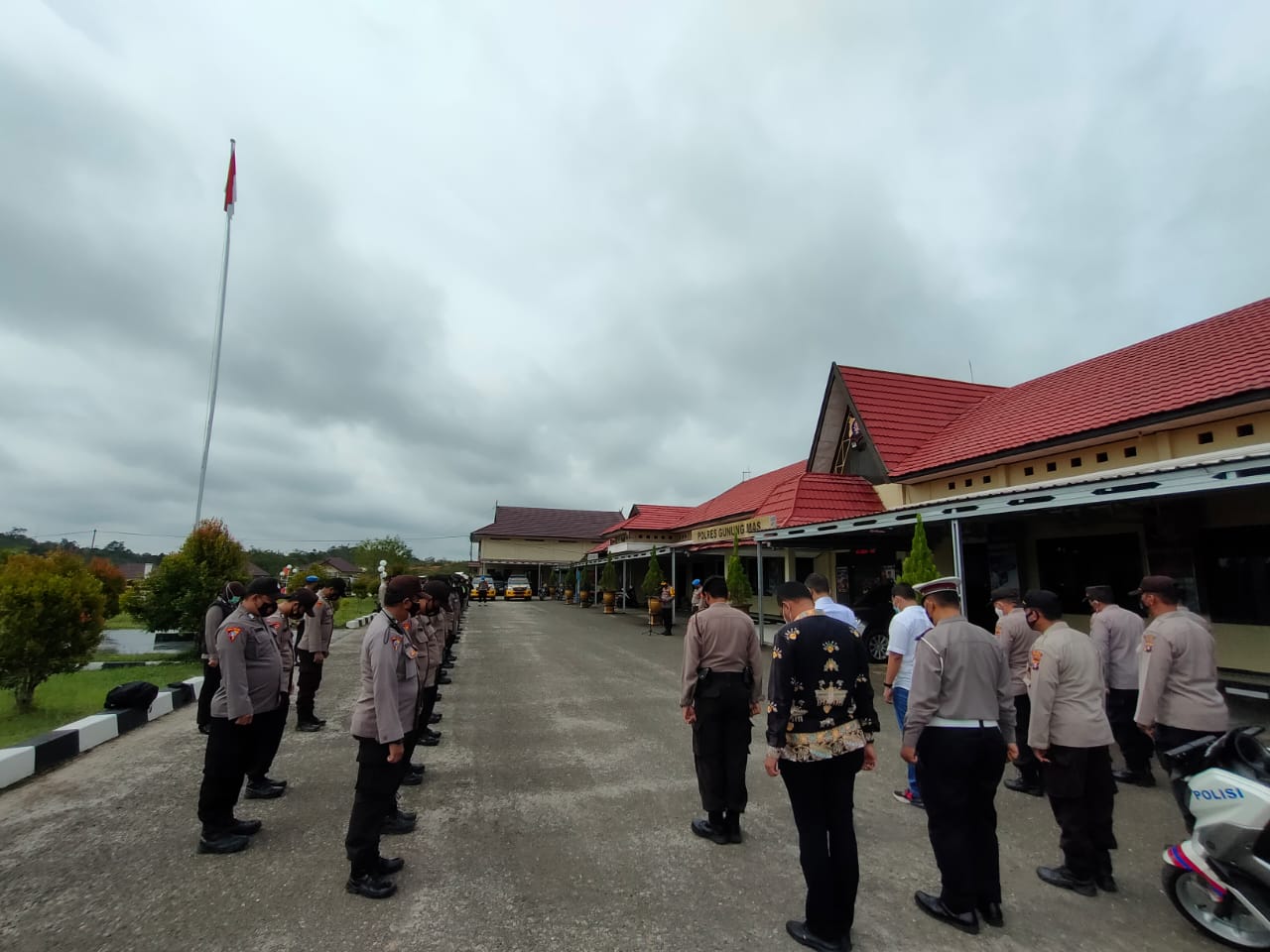Polres Gumas Gelar Apel Siaga