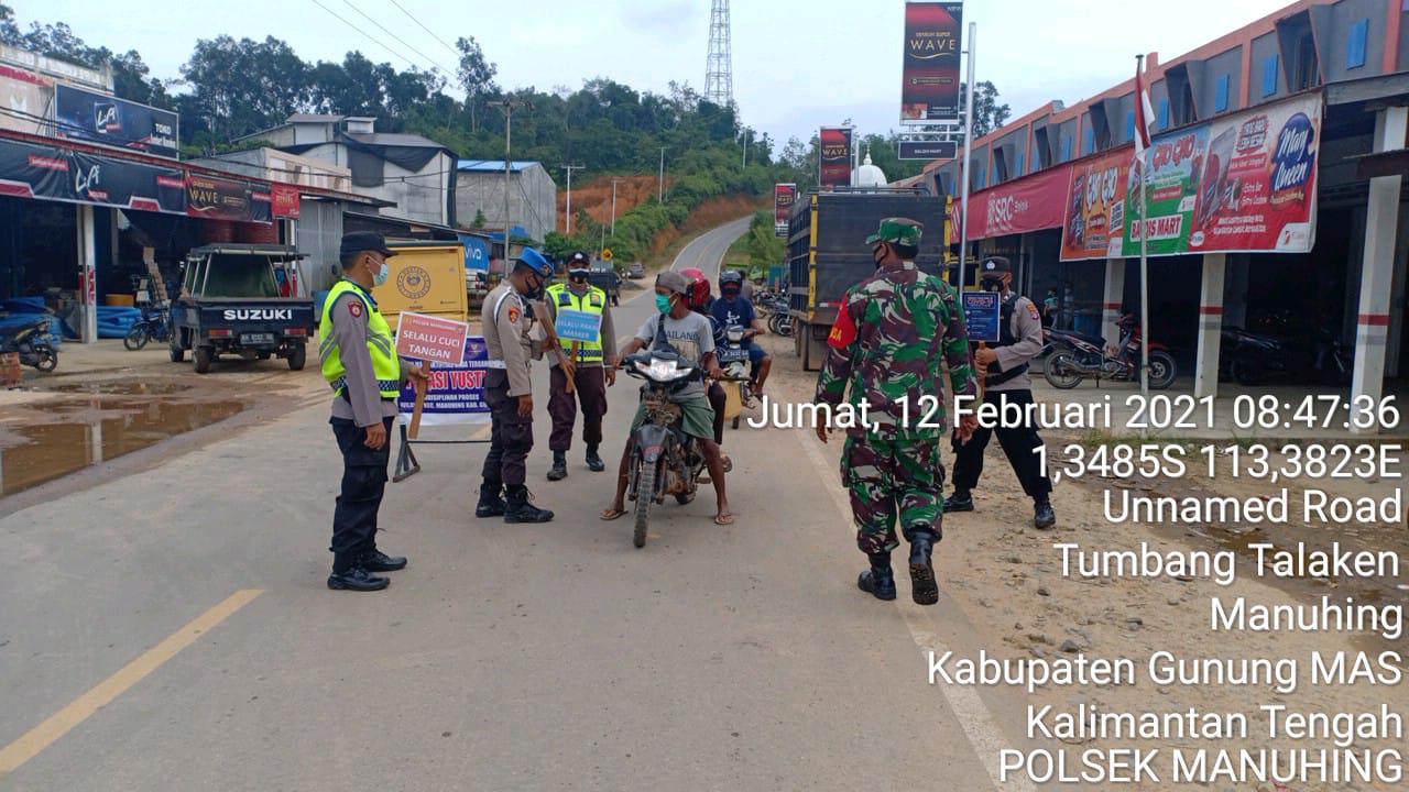Polsek Rungan Aktif Sosialisasikan Saber Pungli