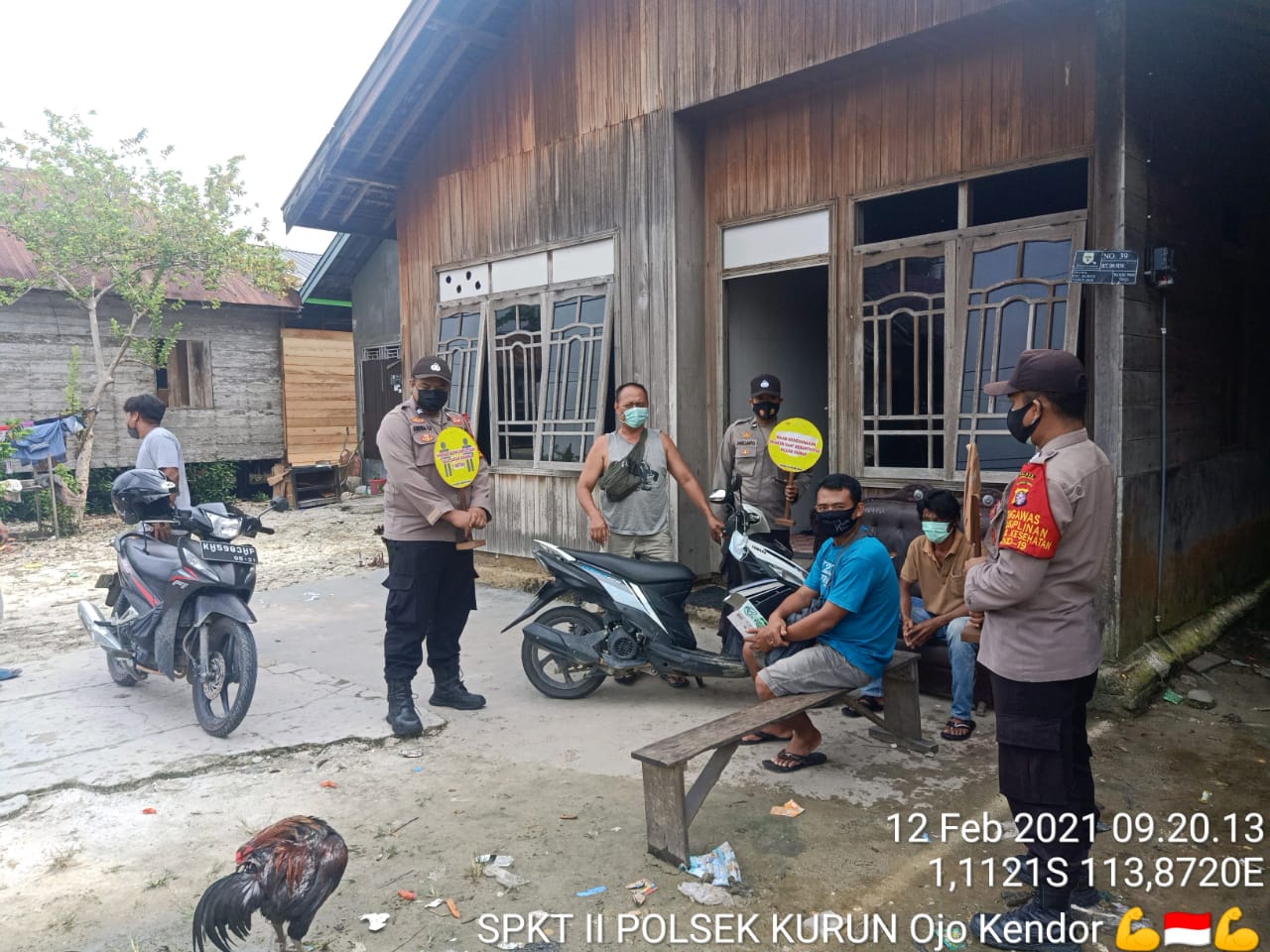 Ajak Warga Kurun Patuhi Prokes