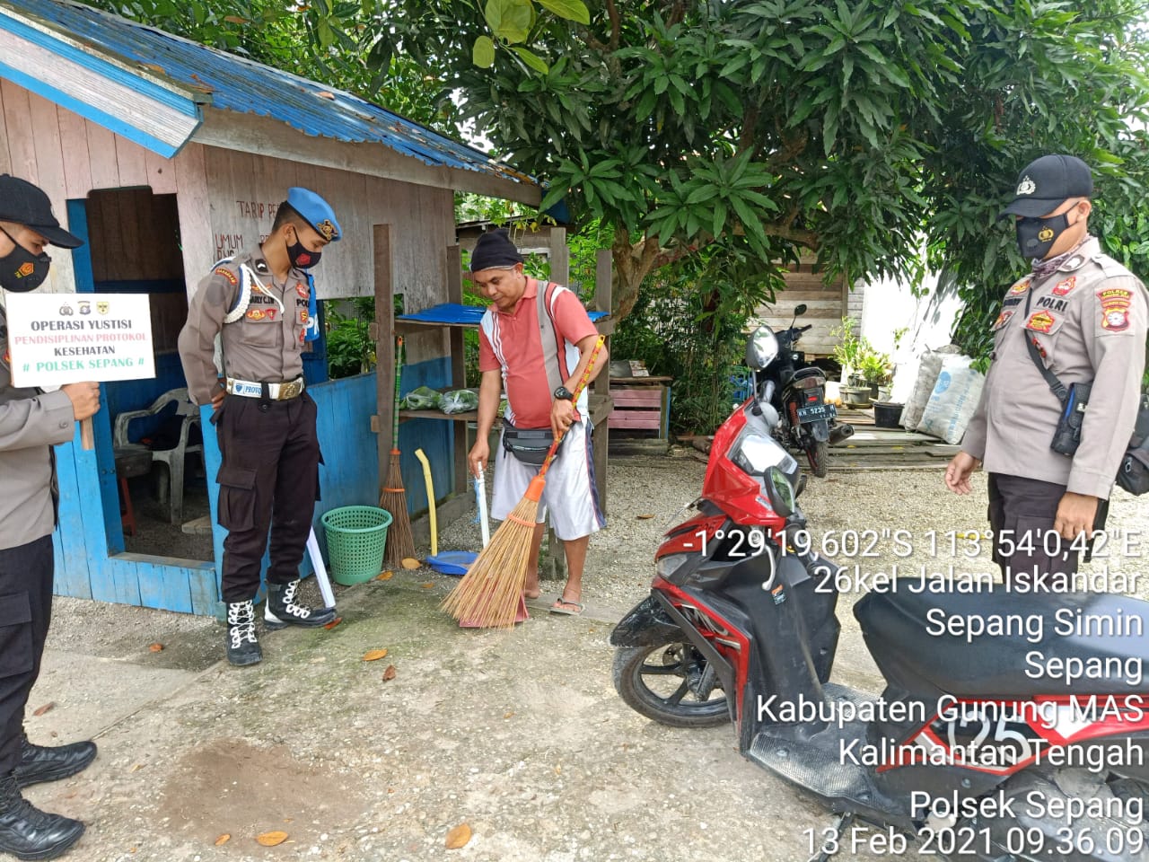 Polsek Sepang Aktif Sosialisasikan Pencegahan Covid-19