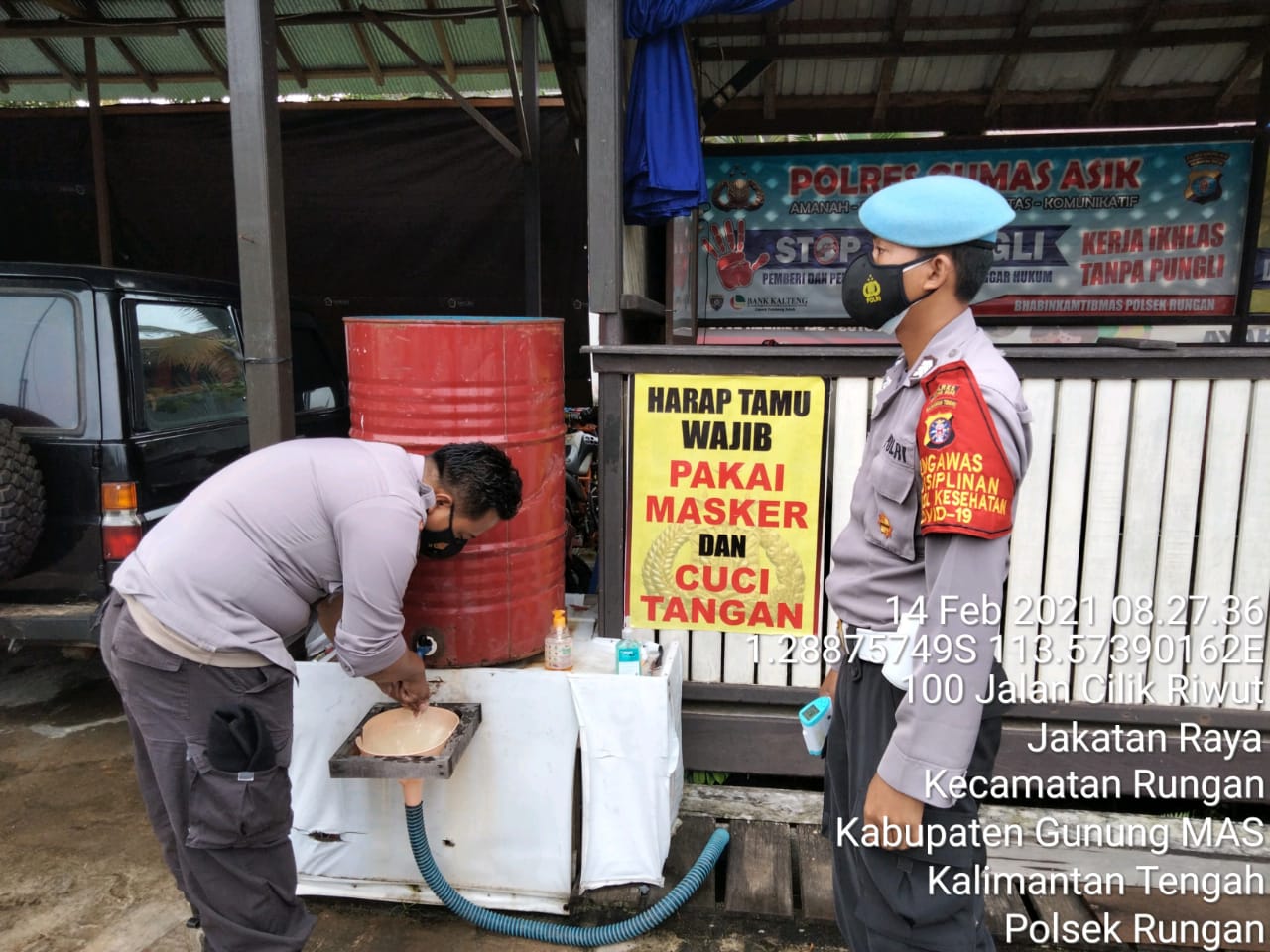 Ajak Warga Rungan Patuhi Prokes