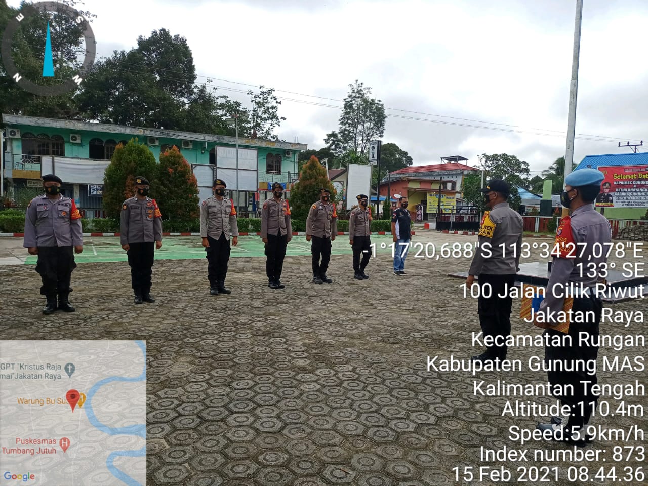 Mengawali Tugas, Polsek Rungan Laksanakan Apel Pagi