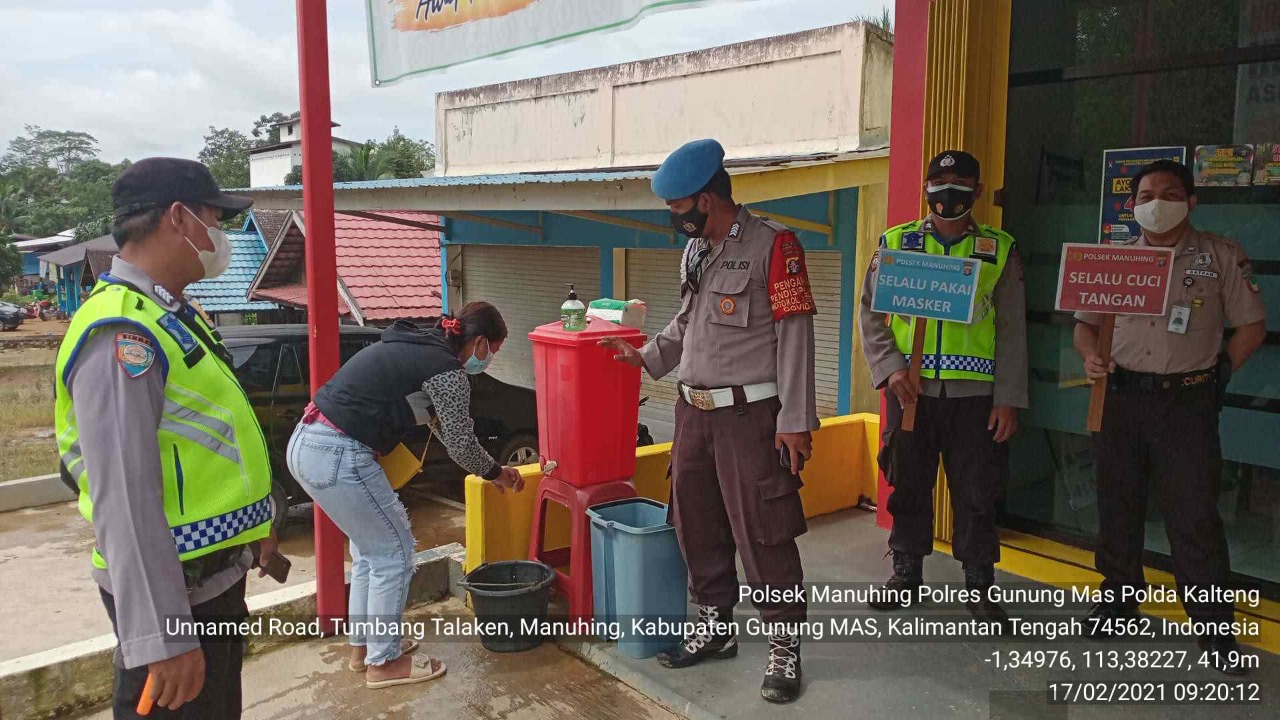 Polres Gumas Rutin dan Masif Edukasi Prokes