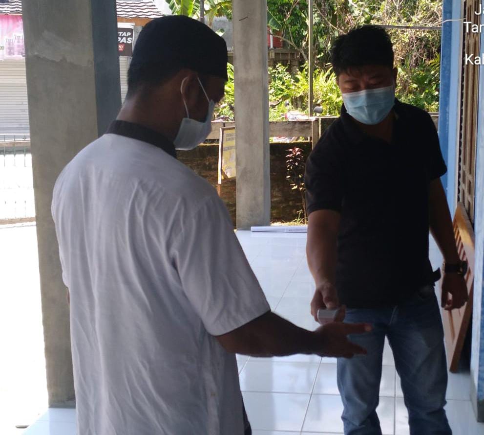 Polres Gumas Kembali Bagikan Masker Gratis