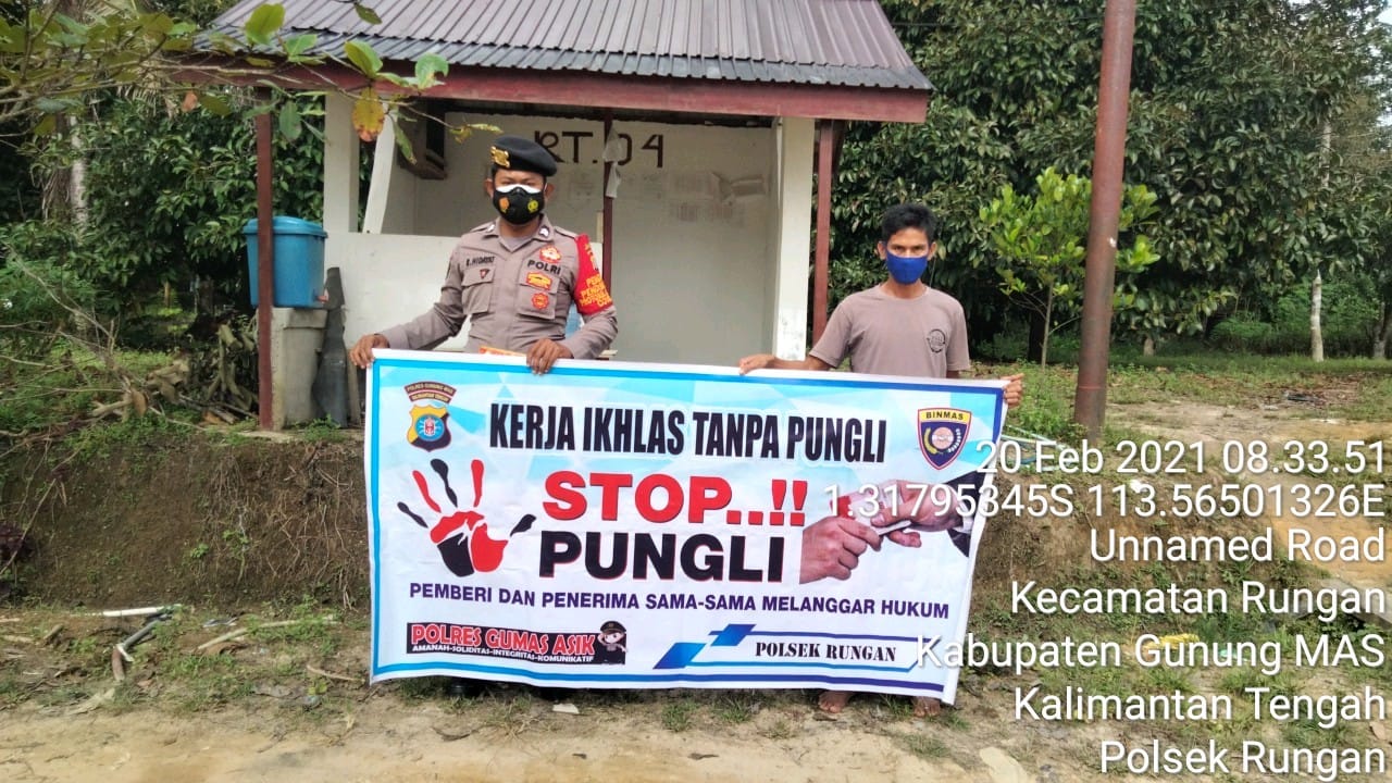 Terkait Saber Pungli, Ini Pesan Kapolsek Kahut