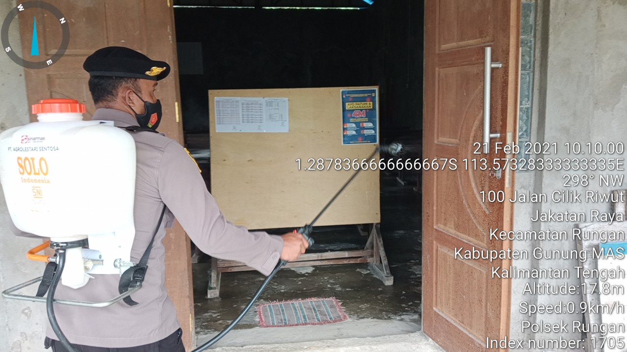 Aktif Sterilisasi Covid-19 di Rumah Ibadah