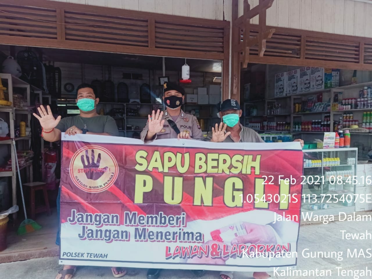 Aktif Sampaikan Pesan Cegah Pungli