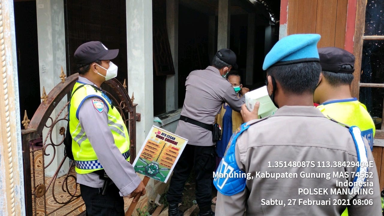 Disetiap Kesempatan, Polsek Manuhing Rutin Sampaikan Pesan Ini
