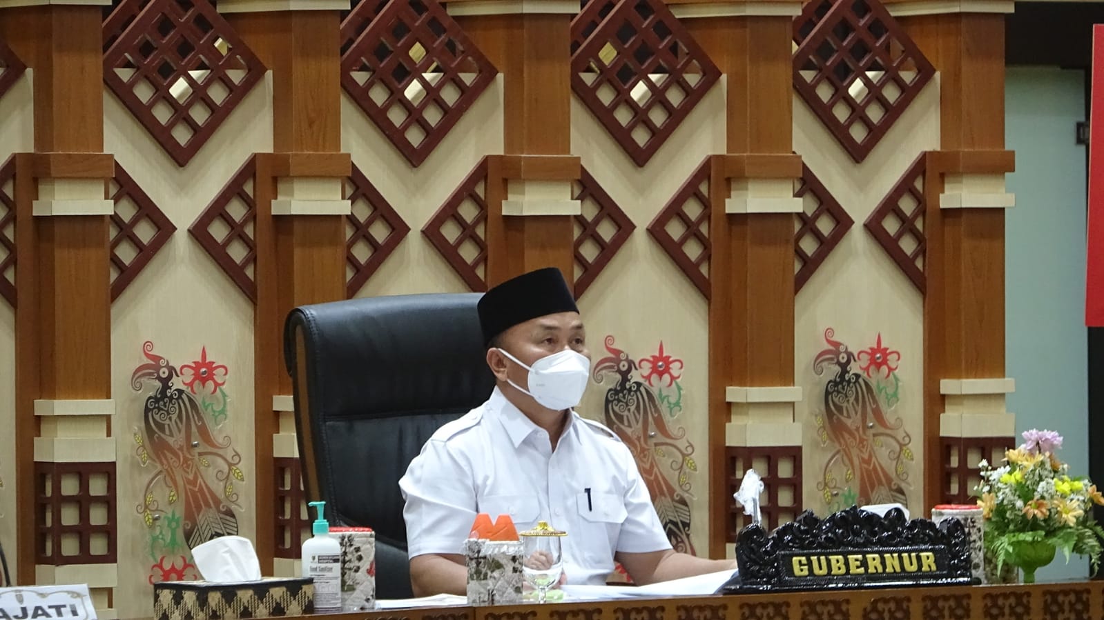 Sugianto Sabran Menghadiri Rakornas Penanggulangan Bencana Tahun 2021