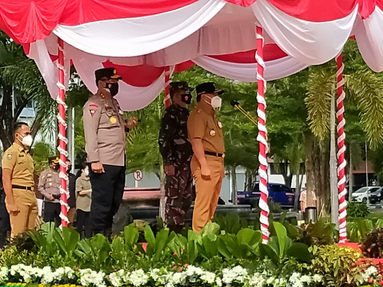 Gubernur Kalteng Irup Apel Gelar Pasukan Sarana Prasarana Pengendalian Kebakaran Hutan dan Lahan