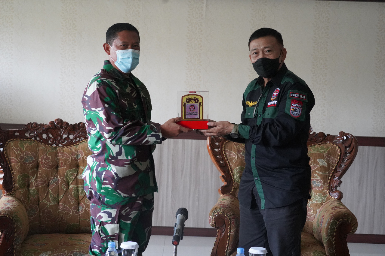 Ini Tujuan Gerdayak Kunjungi Korem 102/pjg