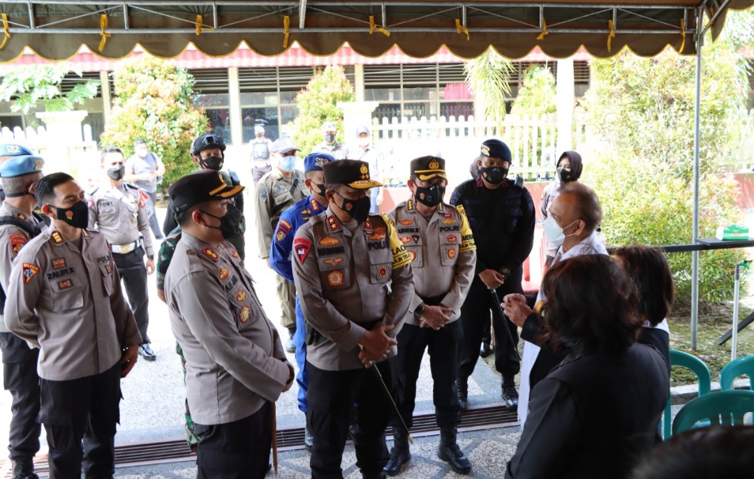 Kapolda Kalteng Cek Kesiapan Nataru di Kotim