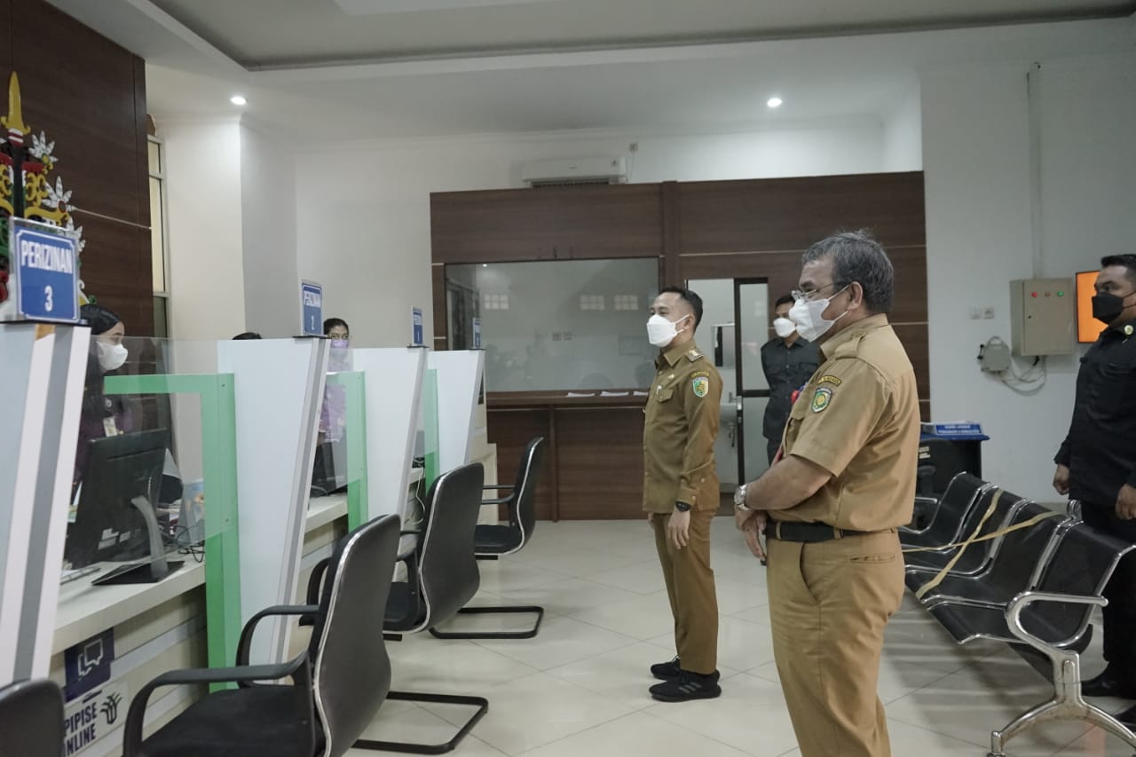 Walikota Sidak Sejumlah Dinas di Kota Palangka Raya