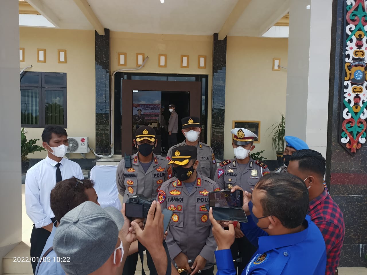 Baru Dilantik, Kapolres Barsel Siap Sukseskan Vaksinasi Covid-19 Anak