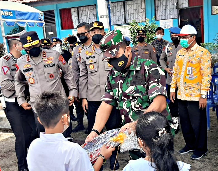 Korem 102/Pjg Dukung Akselerasi Vaksinasi Anak
