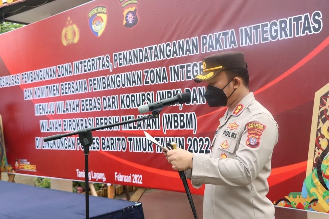 Polres Bartim Canangkan Program Zona Integritas Menuju WBK dan WBBM