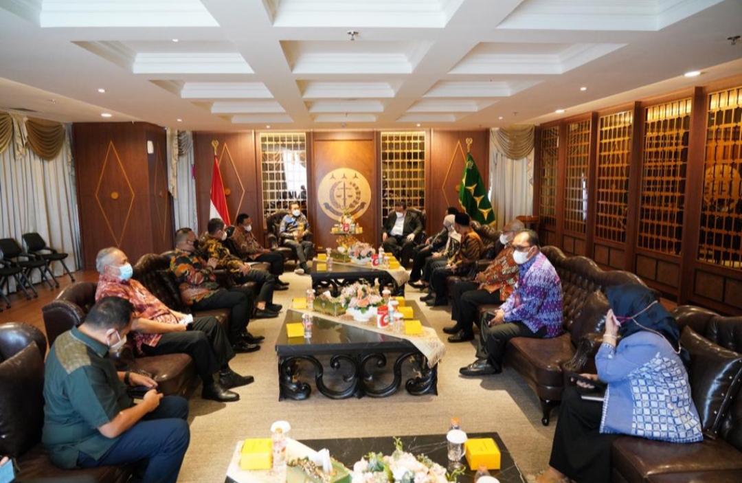 Bahas Pemilu 2024, Komisioner Banwaslu RI Kunjungi Kejagung