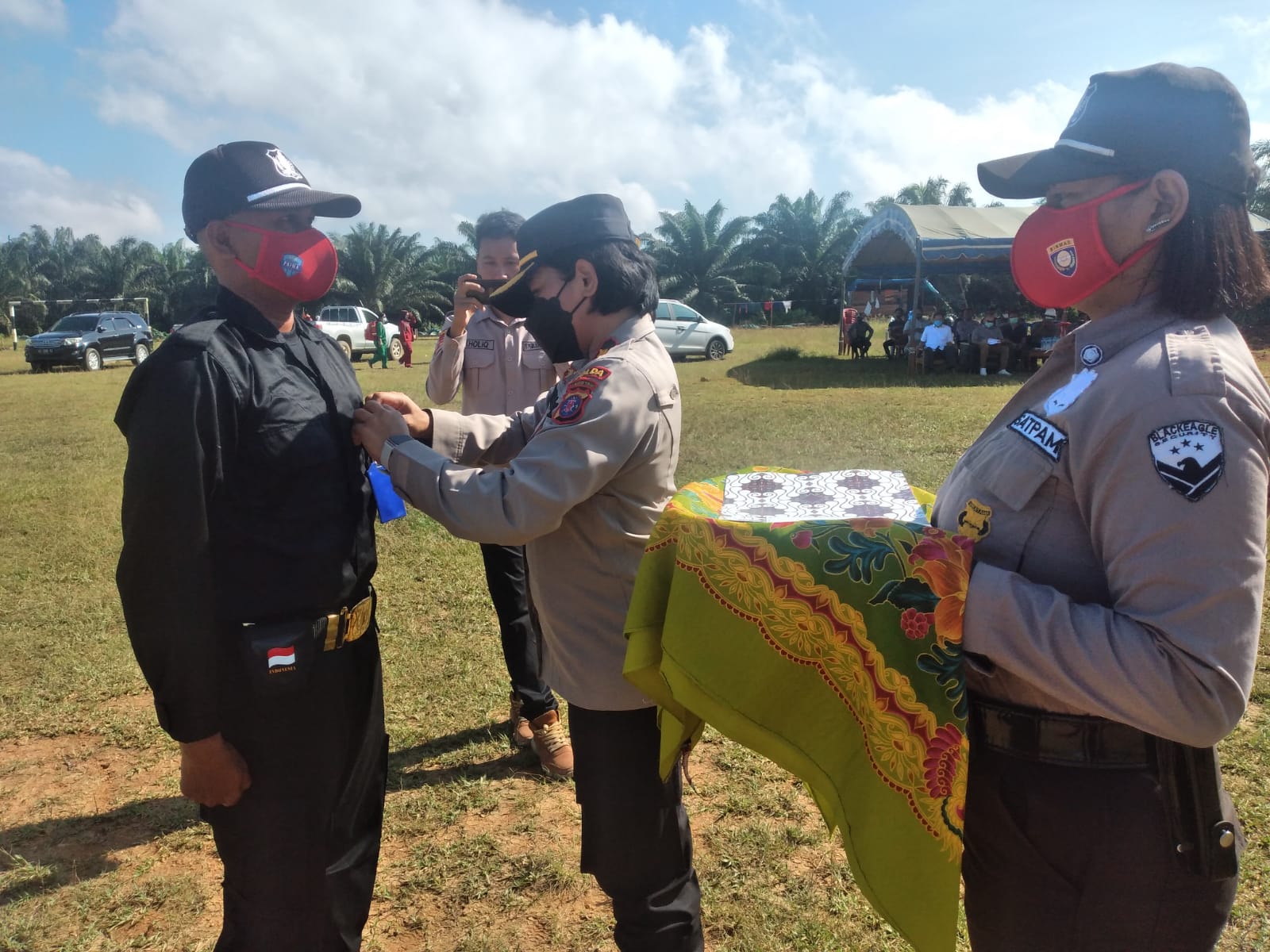 Pembukaan Diksar Kedua Satpam DWK, SP, KMJ Bersama Polda Kalteng