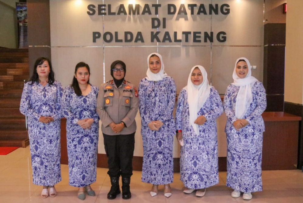 Perkuat Sinergitas, IWAPI Kunjungi Polda Kalteng