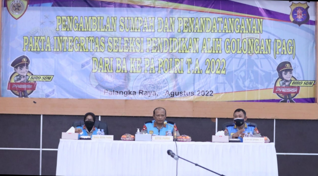 Pakta Integritas Seleksi PAG 2022 Resmi Ditandatangani