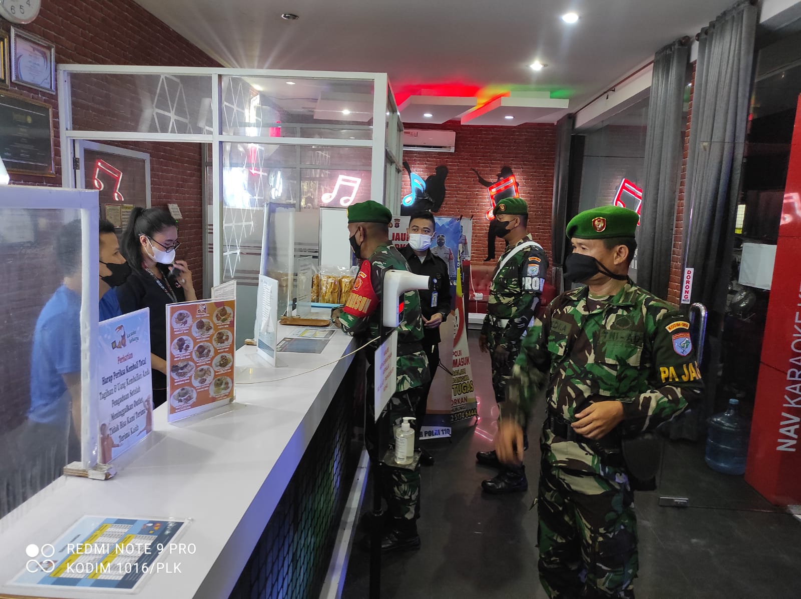 Beri Rasa Aman, Dandim 1016/Plk Gelar Garnizun