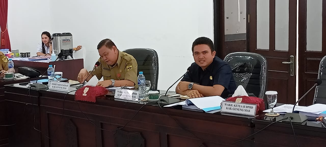 DPRD Gumas Rapat Dengan Pemda Bahas KUA-PPAS
