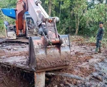 Satgas TMMD Kejar Target Pembangunan 6 Jembatan di Kelurahan Tanah Mas