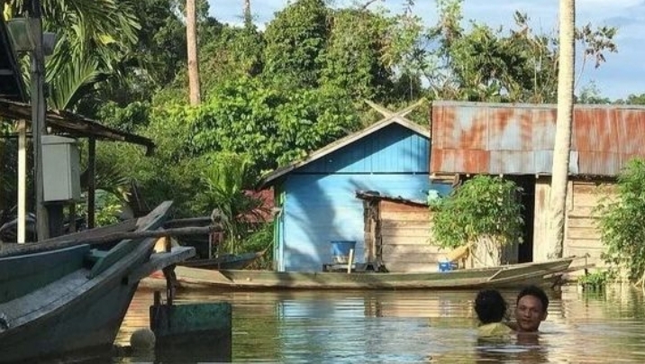 Banjir Kembali Rendam Kecamatan Antang Kalang