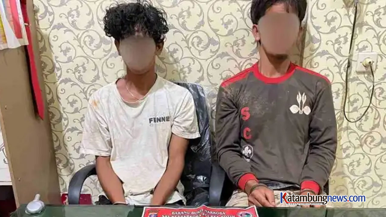 Dua Pemuda Diamankan di Areal Perkebunan, Diduga Dagang Narkoba