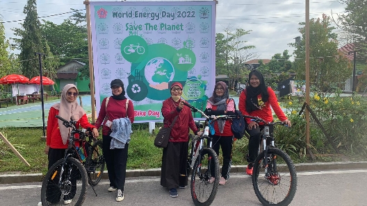 Dukung Program Penghematan Energi, SMAN 2 Sampit Gelar Bike To School