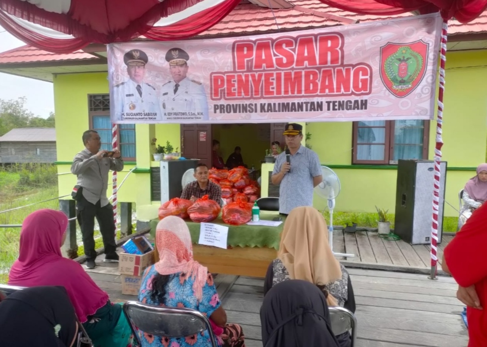 Pemprov Kalteng Gelar Pasar Penyeimbang di Kelurahan Bereng Bengkel