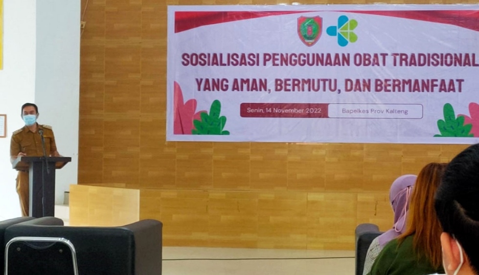 Dinkes Kalteng Gelar Sosialisasikan Penggunaan Obat Tradisional yang Aman dan Bermanfaat