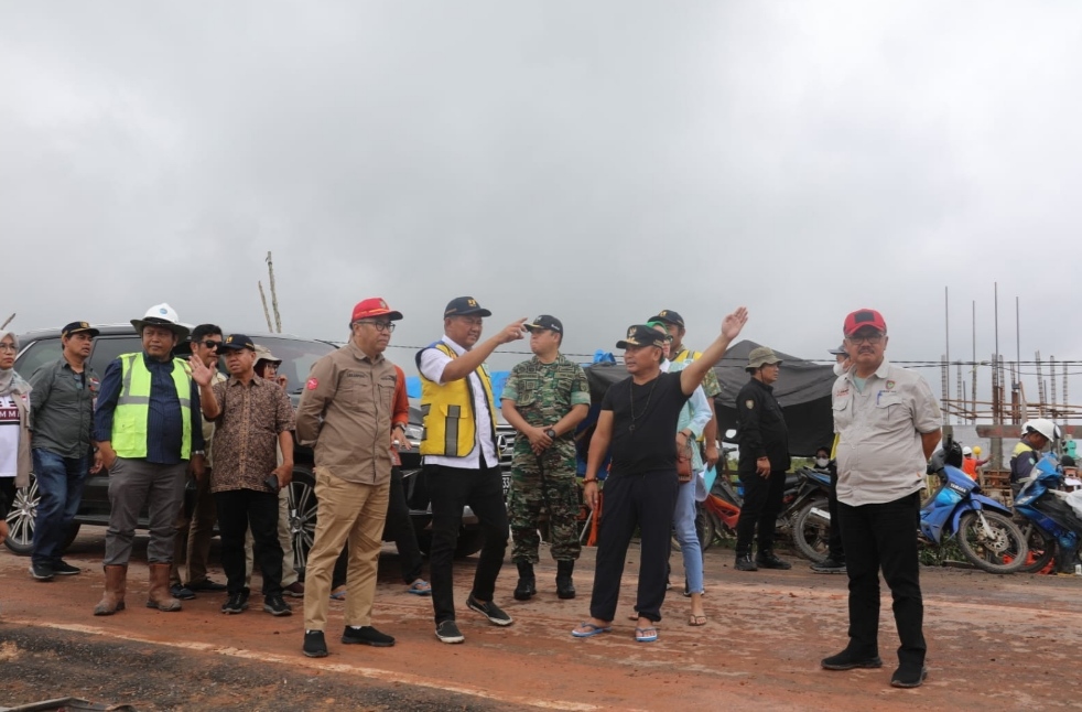 Gubernur Kalteng Tinjau Infrastruktur Irigasi di Dadahup
