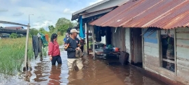 Terdampak Banjir, Masyarakat Palangka Raya Mulai Mengungsi