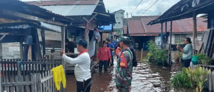 Sejumlah Kelurahan di Kota Palangka Raya Terdampak Banjir
