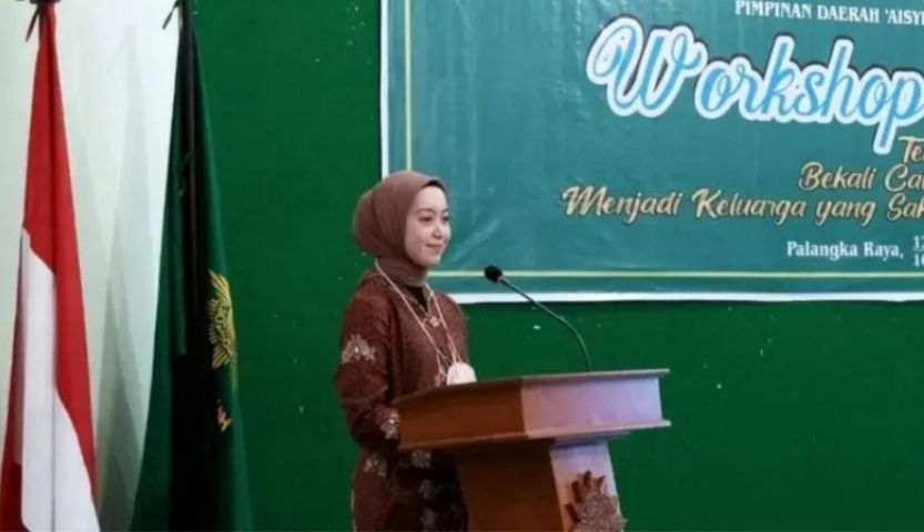 Ketua TP-PKK Kota Palangka Raya membuka secara resmi kegiatan Workshop Pra Nikah