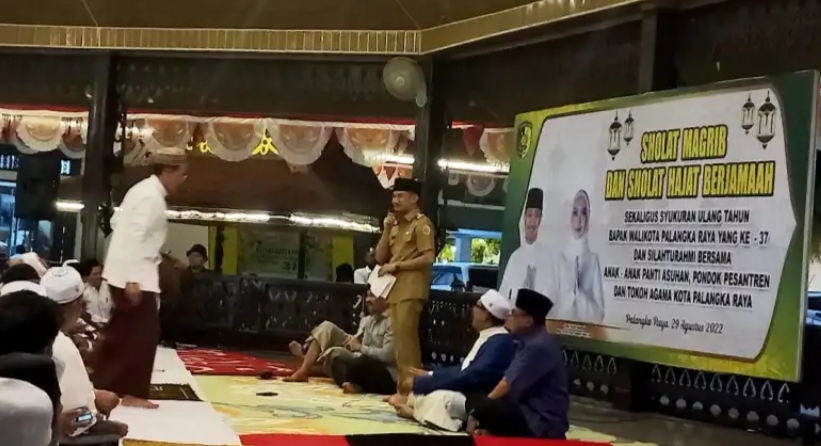 Meriahkan Hari Kelahiran, Walikota Palangka Raya Gelar Acara Syukuran