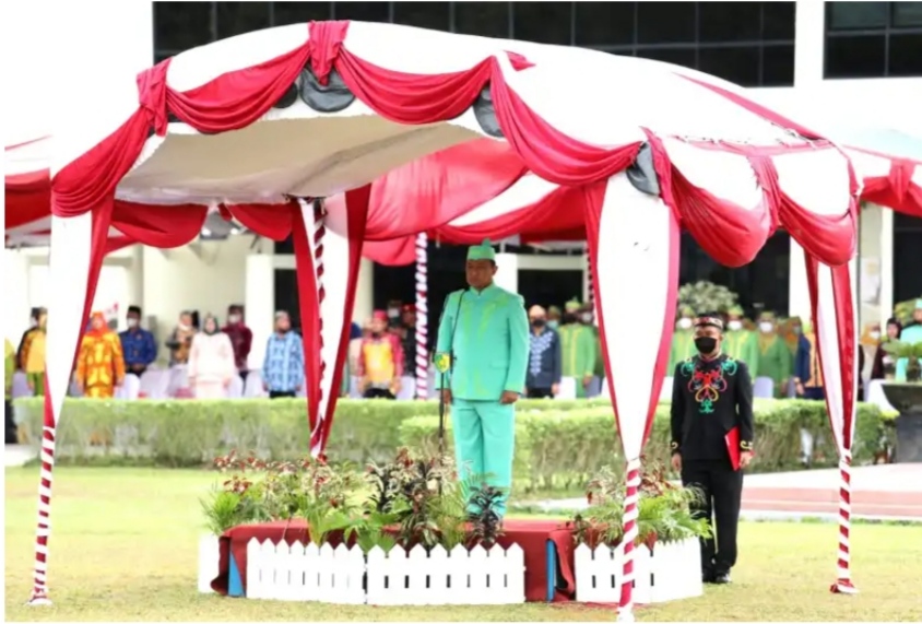 Wagub Kalteng Pimpin Upacara Peringatan Hari Jadi Kota Palangka Raya