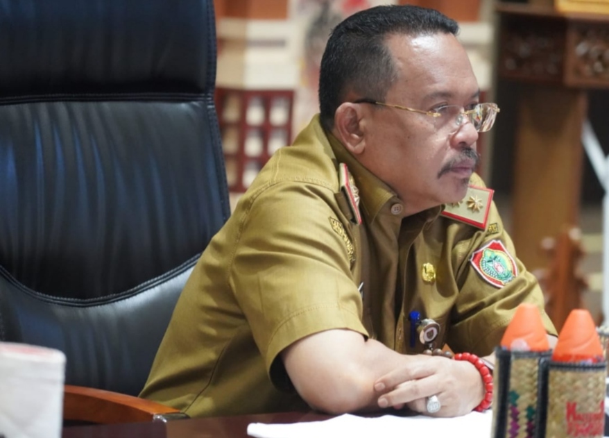 Sekda Kalteng Ikuti Rakor Pengendalian Inflasi Bersama Mendagri Secara Virtual