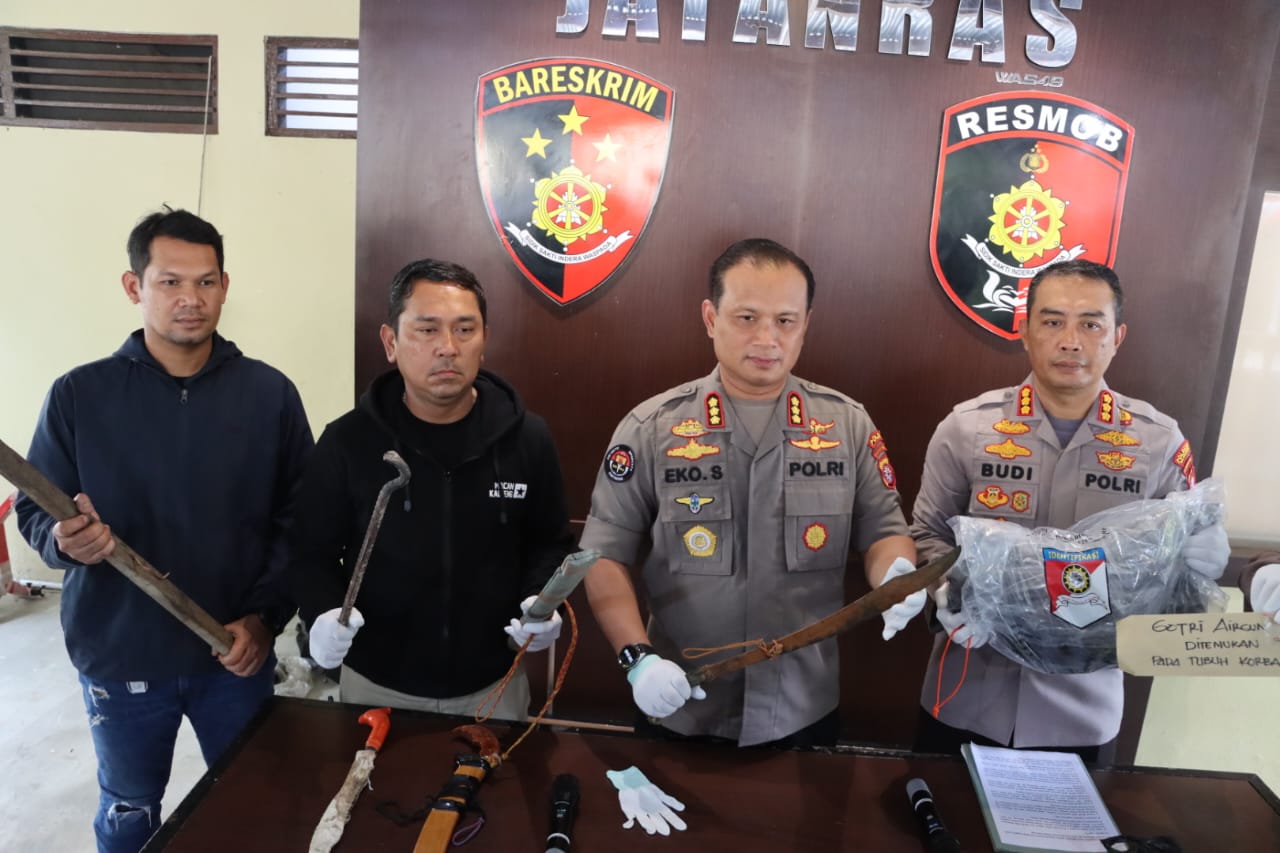 Polresta Palangka Raya Gelar Pers Reliase Meninggalnya Anggota Polri