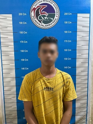Awal Tahun 2023, Polresta Palangka Raya Ringkus Seorang Pemuda Yang Diduga Bandar Sabu