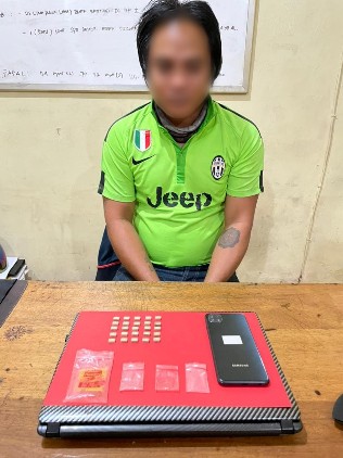 Satresnarkoba Polresta Palangka Raya Ringkus Pengedar Ekstasi di Jalan Menteng