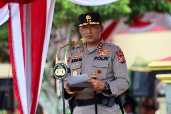 Kapolda Kalteng Pimpin Upacara HUT Satpam Ke-42