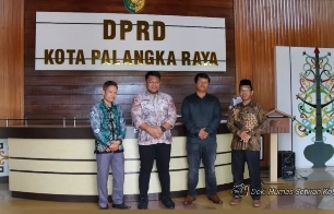 Legislator Balangan Kaji Banding  Penanganan Infrastruktur ke DPRD Palangka Raya
